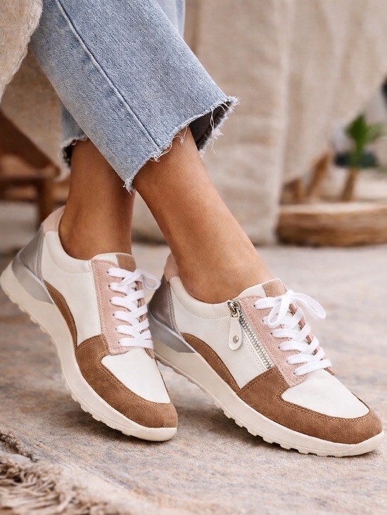Brioso Shoes - NWT Brioso Mimi Leather Zip Sneakers Sz 7,5 (no original box)